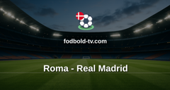Champions League: Roma - Real Madrid