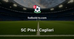 Serie A: SC Pisa - Cagliari
