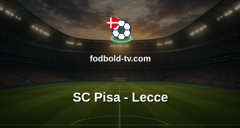 Serie A: SC Pisa - Lecce
