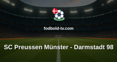 Bundesliga 2: SC Preussen Münster - Darmstadt 98