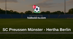 Bundesliga 2: SC Preussen Münster - Hertha Berlin