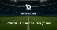 VM i fodbold: Schweiz - Bosnien-Hercegovina