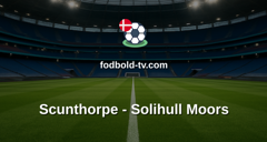 National League: Scunthorpe - Solihull Moors