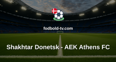 Champions League: Shakhtar Donetsk - AEK Athens FC