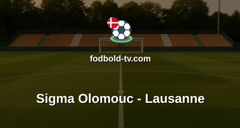 UEFA Conference League: Sigma Olomouc - Lausanne