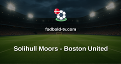 National League: Solihull Moors - Boston United