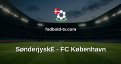 Superligaen: SønderjyskE - FC København