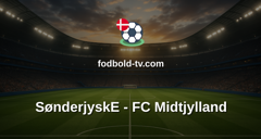 Superligaen: SønderjyskE - FC Midtjylland