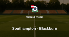 Championship: Southampton - Blackburn