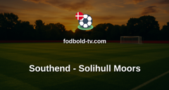 National League: Southend - Solihull Moors