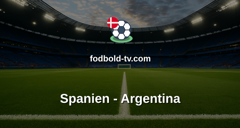 VM i fodbold: Spanien - Argentina