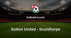 National League: Sutton United - Scunthorpe