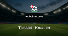 UEFA Nations League: Tjekkiet - Kroatien