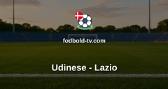Serie A: Udinese - Lazio