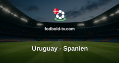 VM i fodbold: Uruguay - Spanien