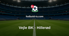 NordicBet Liga: Vejle BK - Hillerød