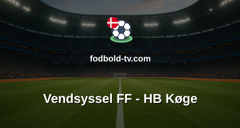 NordicBet Liga: Vendsyssel FF - HB Køge