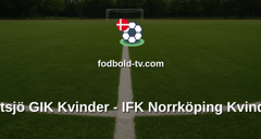 Damallsvenskan: Vittsjö GIK Kvinder - IFK Norrköping Kvinder