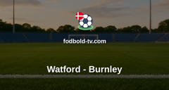 Championship: Watford - Burnley