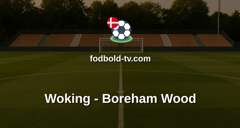 National League: Woking - Boreham Wood