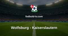 Bundesliga 2: Wolfsburg - Kaiserslautern
