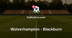 Championship: Wolverhampton - Blackburn
