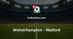 Championship: Wolverhampton - Watford