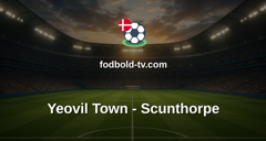 National League: Yeovil Town - Scunthorpe