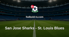 NHL: San Jose Sharks - St. Louis Blues