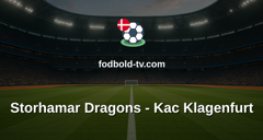 Champions Hockey League: Storhamar Dragons - Kac Klagenfurt
