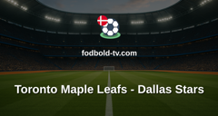 NHL: Toronto Maple Leafs - Dallas Stars