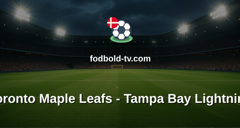NHL: Toronto Maple Leafs - Tampa Bay Lightning